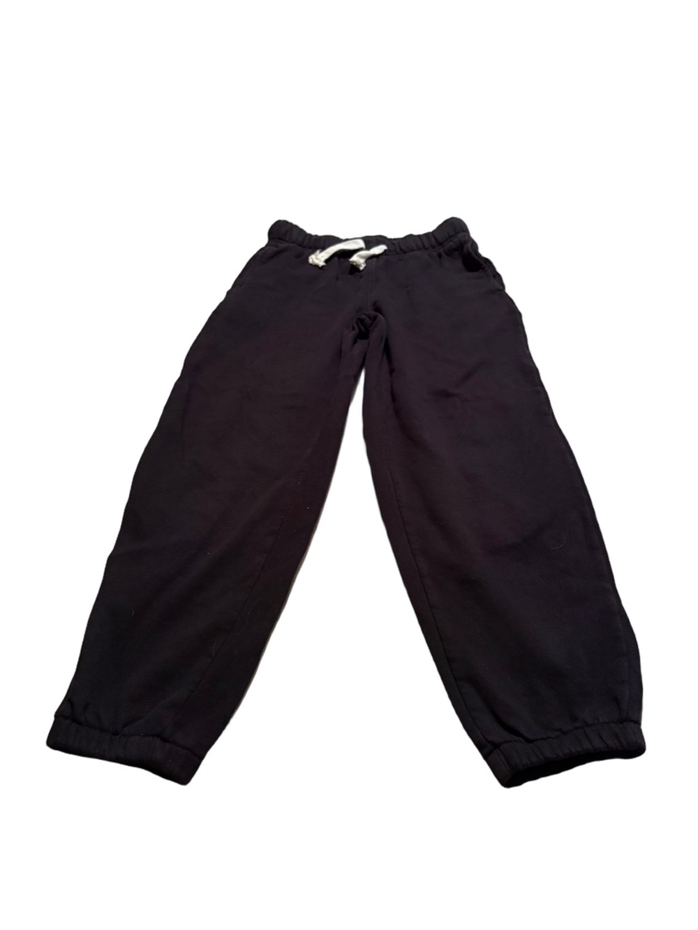 Boys Old Navy Black Drawstring Jogger Pants Size 8